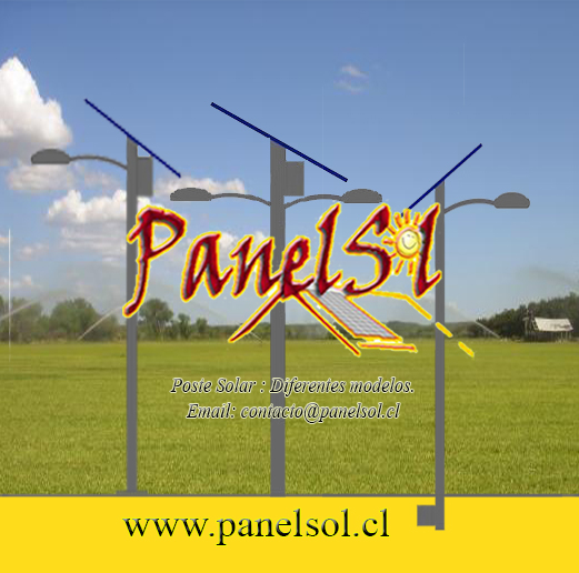 Poste Solar Via Publica, Instalaciones, Poste Solar Jardin y Camping, Malla a Tierra
